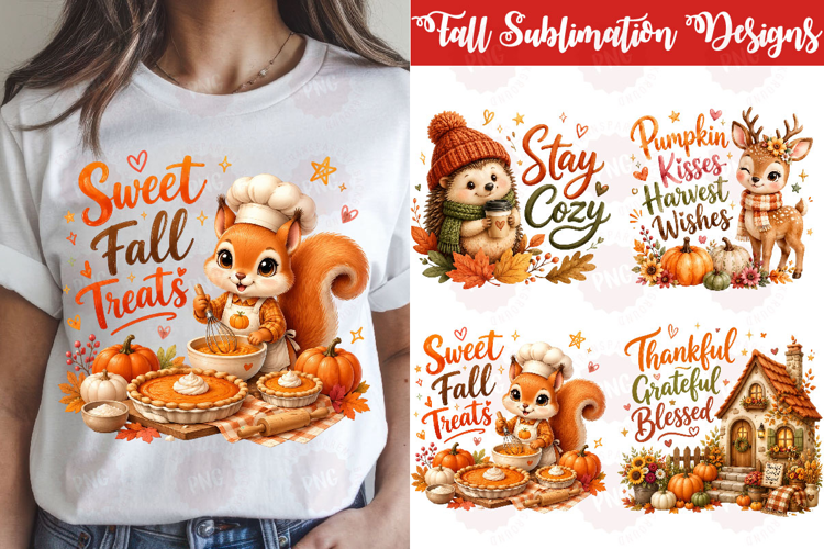 Fall Sublimation Designs PNG