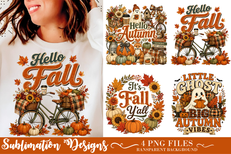 Fall Sublimation PNG Designs