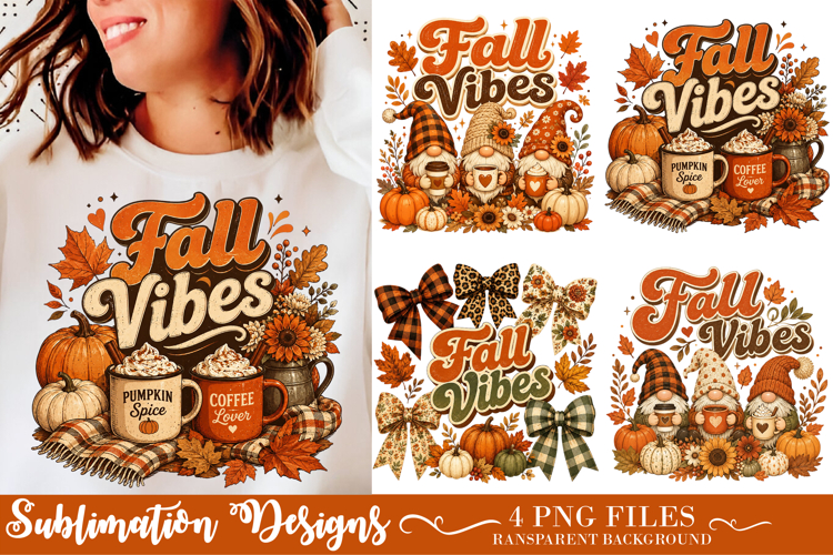 Fall Sublimation PNG Designs