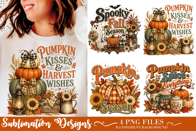 Fall Sublimation PNG Designs