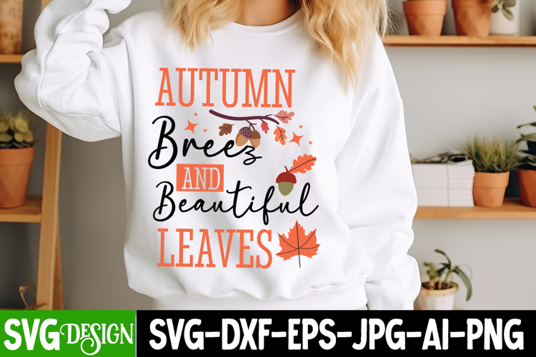 Fall, SVG, Fall breeze and autumn leaves, Autumn, Sign, PNG