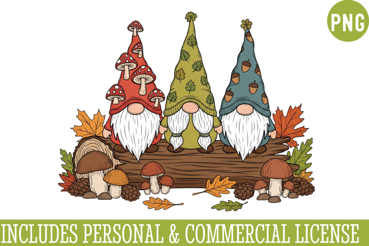Fall Gnome Clipart PNG,Autumn Gnome vector ,Fall Gnome PNG