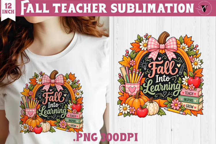 Fall Teacher sublimation | Autumn Teacher Classroom design