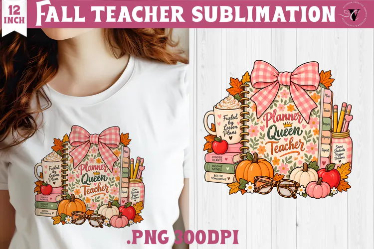 Fall Teacher sublimation | Autumn Teacher Classroom design