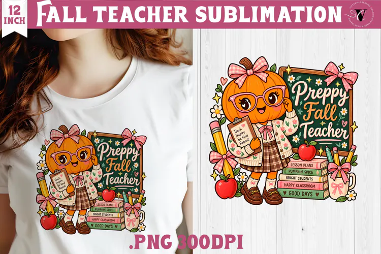 Fall Teacher sublimation | Autumn Teacher Classroom design