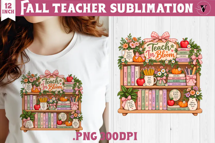 Fall Teacher sublimation | Autumn Teacher Classroom design