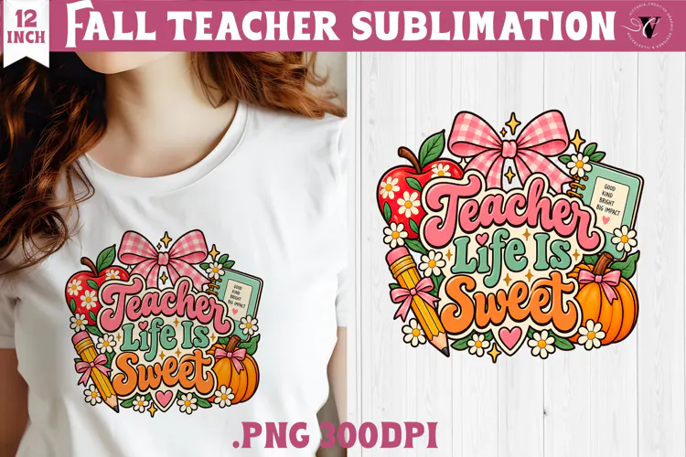 Fall Teacher sublimation | Autumn Teacher Classroom design