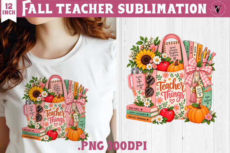 Fall Teacher sublimation | Autumn Teacher Classroom design