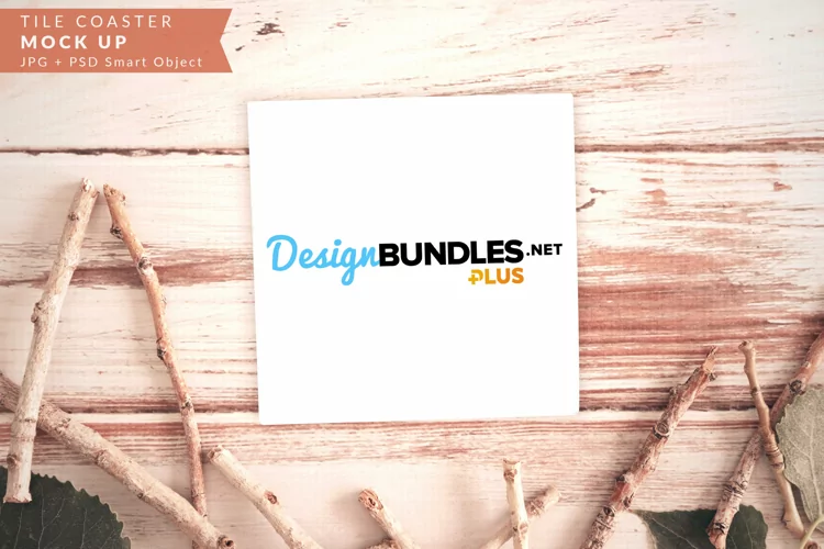 Tile Coaster | Fall Sublimation Mock up
