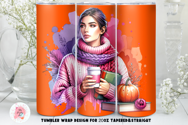 Fall Tumbler Wrap And Spice Season Sublimation Png