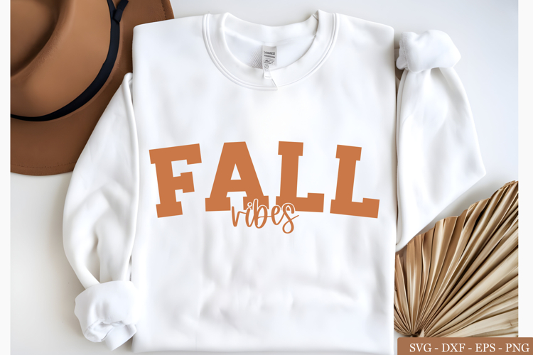 Fall Vibes SVG, Fall Vibes PNG, Fall Vibes Varsity SVG, png