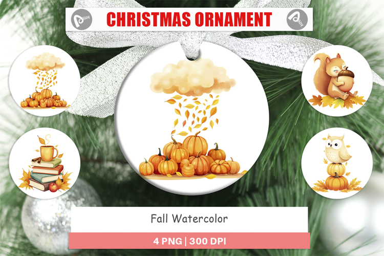 Ornament Fall Watercolor