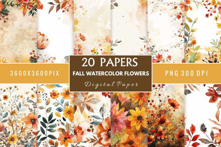 Fall Flowers Clipart Image 5