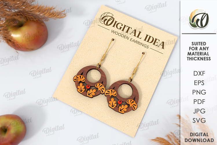 Fall Earrings SVG Image 8