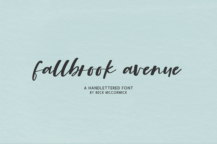 Fallbrook Script
