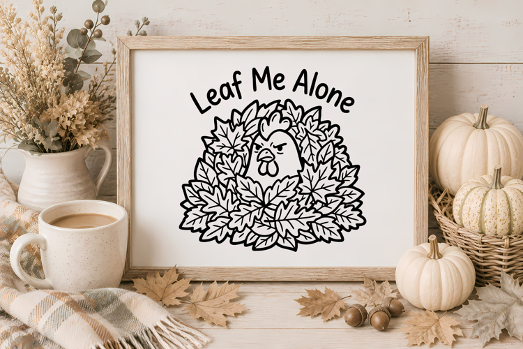 Cozy Chicken SVG | Funny Fall Farmhouse Cut File