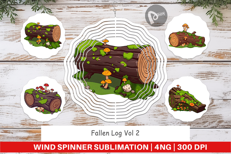 Wind Spinner Fallen Log
