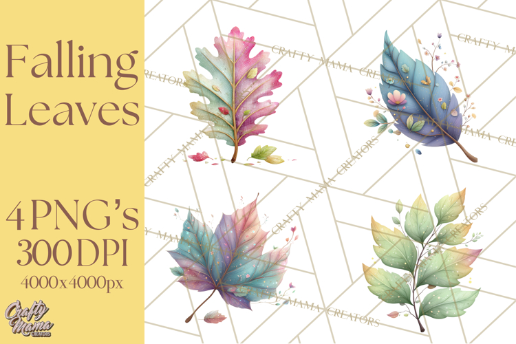 Falling Leaves Clipart PNG Autumn Clip Art, Fall Clipart Png