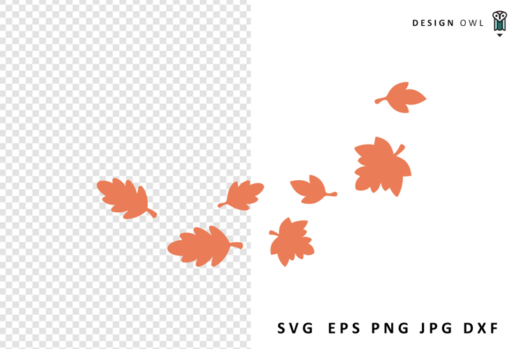 Falling Leaves - Autumn SVG