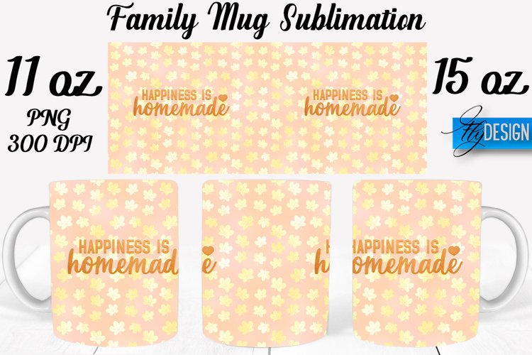 Family Quotes Mug Wrap Sublimation|Family 11Oz Mug|15Oz Mug example image 1
