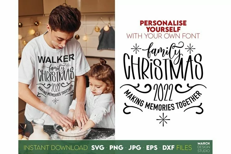 Family Christmas Custom Shirts Design | Christmas Together