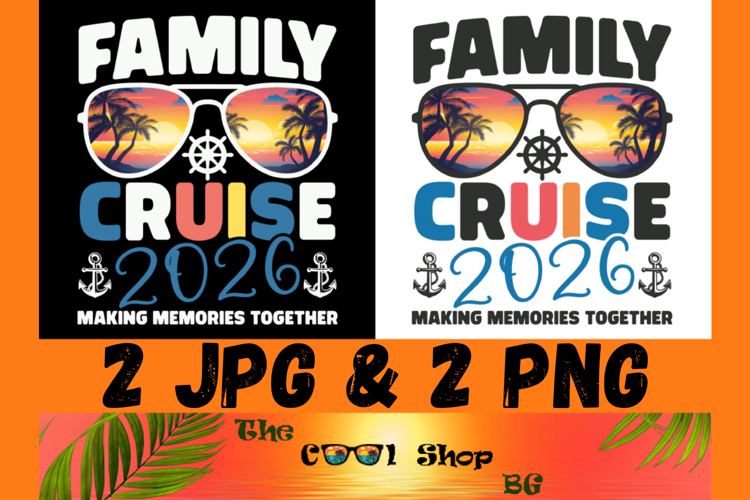 Family Cruise 2026 Png, Making Memories Together Png
