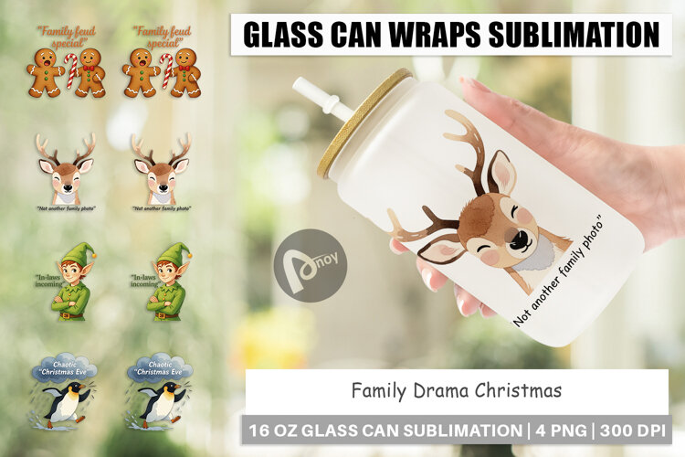 Glass Can Family Drama Christmas Quotes example image 1