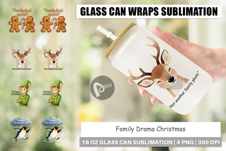 Glass Can Family Drama Christmas Quotes