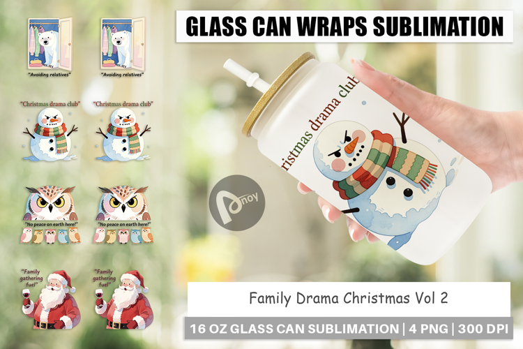 Glass Can Family Drama Christmas Quotes