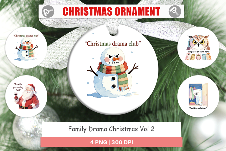 Ornament Family Drama Christmas Quotes