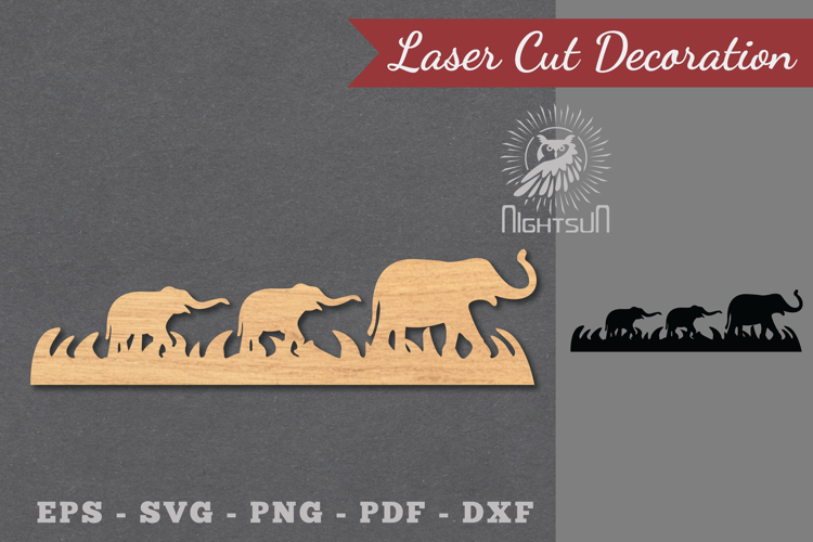 Elephant Silhouette Image 23