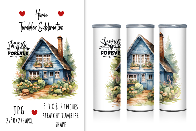 "Family Forever" Tumbler Design