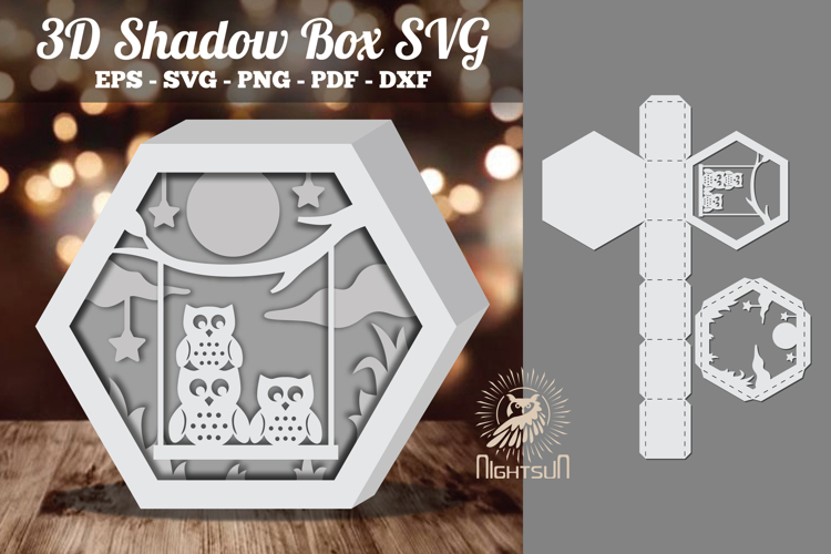3d Shadow Box Svg Image 6