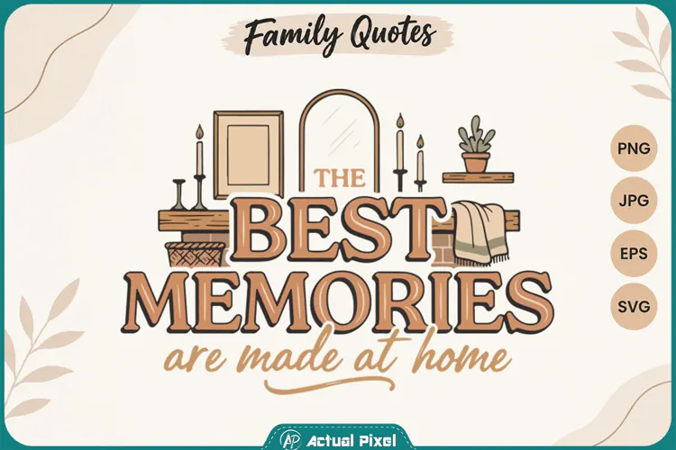Family Quotes Best Memories are made at Home