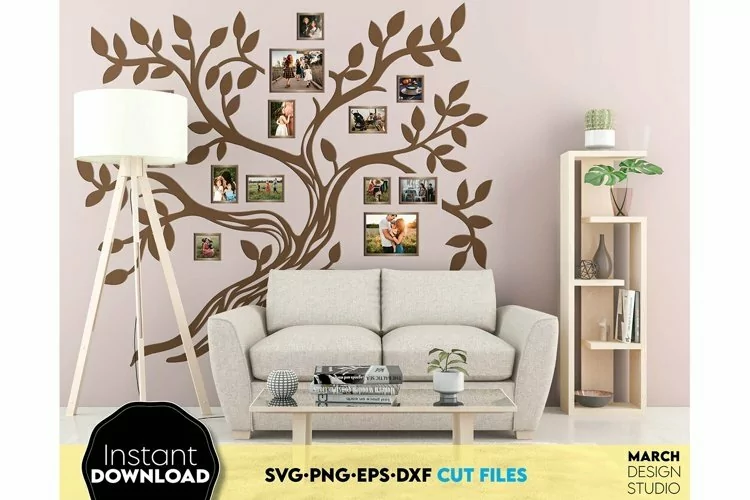 Family Tree SVG | Family Reunion SVG | Photo Collage Tree