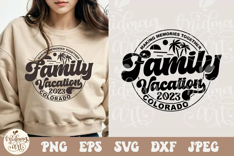 Family vacation colorado 2023 SVG PNG, Colorado Family svg