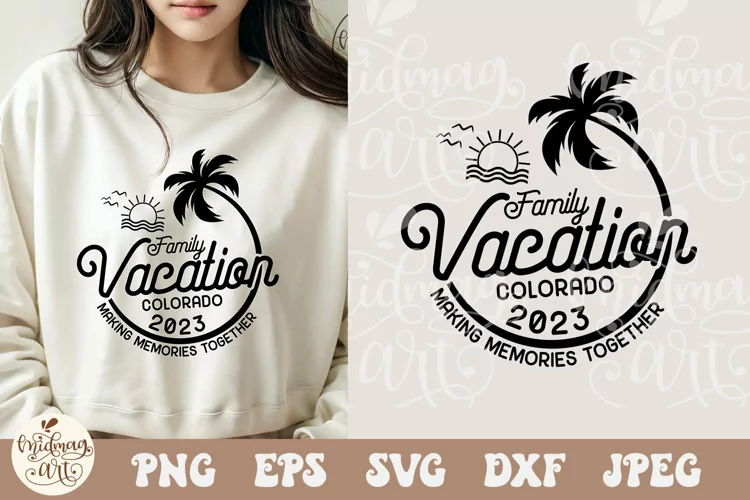 Colorado Family Vacation 2023 SVG PNG, Family Vacation 2023