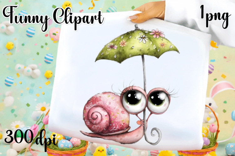 Fancy snail Design sublimation | Funny Clipart