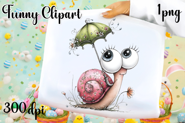 Fancy snail Design sublimation | Funny Clipart