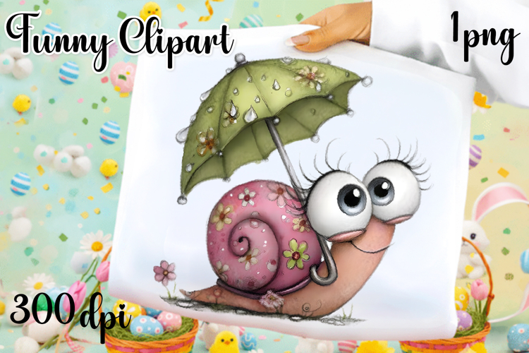 Fancy snail Design sublimation | Funny Clipart