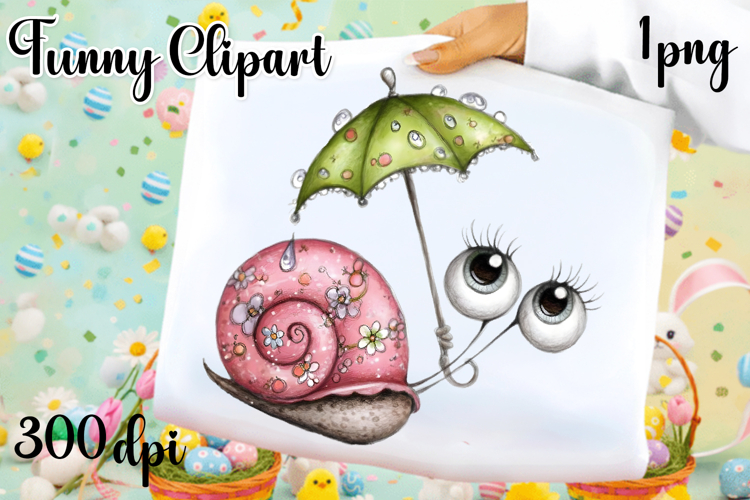 Fancy snail Design sublimation | Funny Clipart