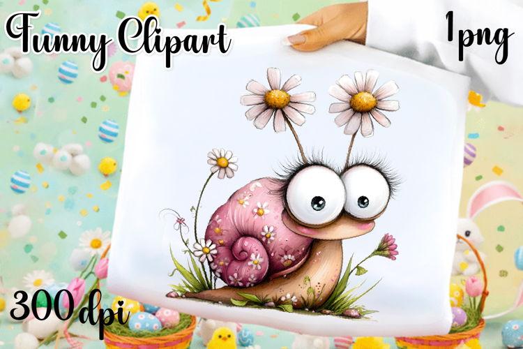 Fancy snail Design sublimation | Funny Clipart