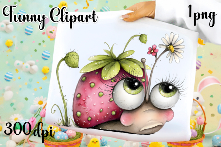 Fancy snail Design sublimation | Funny Clipart