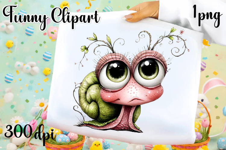 Fancy snail Design sublimation | Funny Clipart