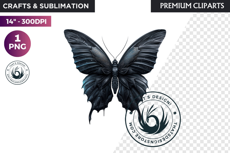 Fantasy Elemental Butterfly PNG Clipart, Magic Insect