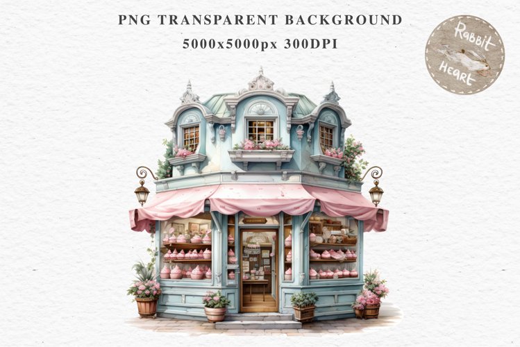 Fantasy Pastel Store Bakery Shop Cafe House Architecture