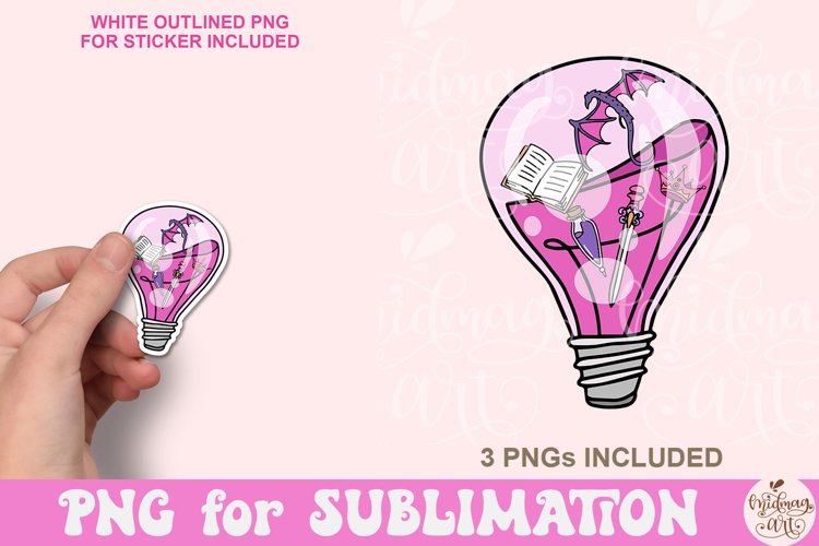 Fantasy Romance Bulb PNG