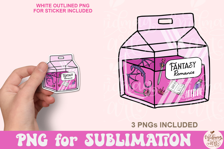 Fantasy Romance Juice box PNG