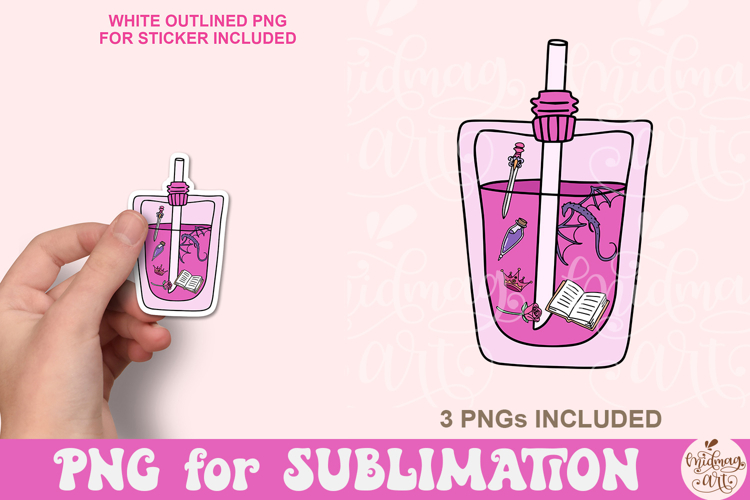 Bookish Fantasy Romance Fuel PNG