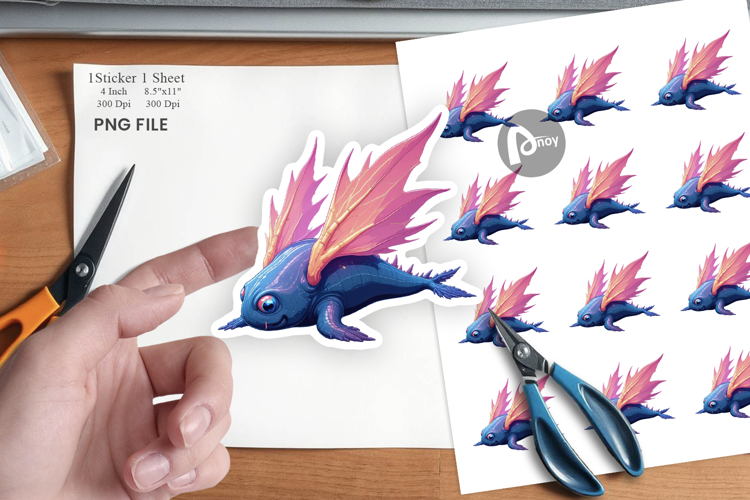 Sea Creatures Clipart Image 2